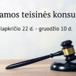 Lietuvos Caritas ir Lietuvos advokatai ir vėl vienija jėgas: dovanos 3 savaites nemokamų teisinių konsultacijų