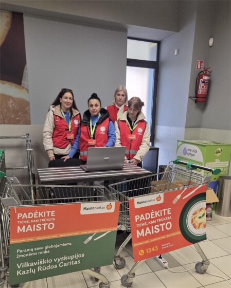 Kazlų Rūdos Caritas daugiau nei tris dešimtmečius rūpinasi silpnesniais ir pagalbos stokojančiais žmonėmis